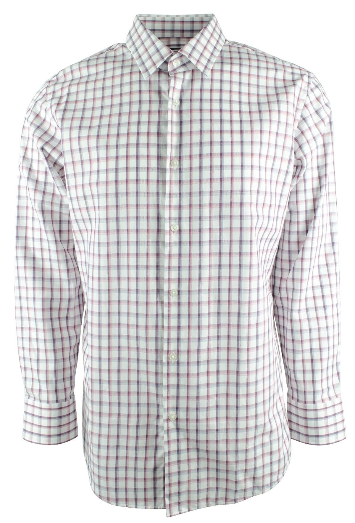 Hugo Boss Men's Enzo Plaid Regular Fit Long Sleeve Shirt