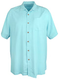 Tommy Bahama Men's Big & Tall Belize Island Zone Camp Short Sleeve Shirt BR 3XB