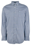 Southern Tide Men's Costal Passage Tattersal Long Sleeve Shirts True Navy Medium