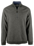 Tommy Bahama Erkek Büyük ve Uzun Flipsider Yarım Fermuarlı Çift Taraflı Uzun Kollu Sweatshirt 3XLT