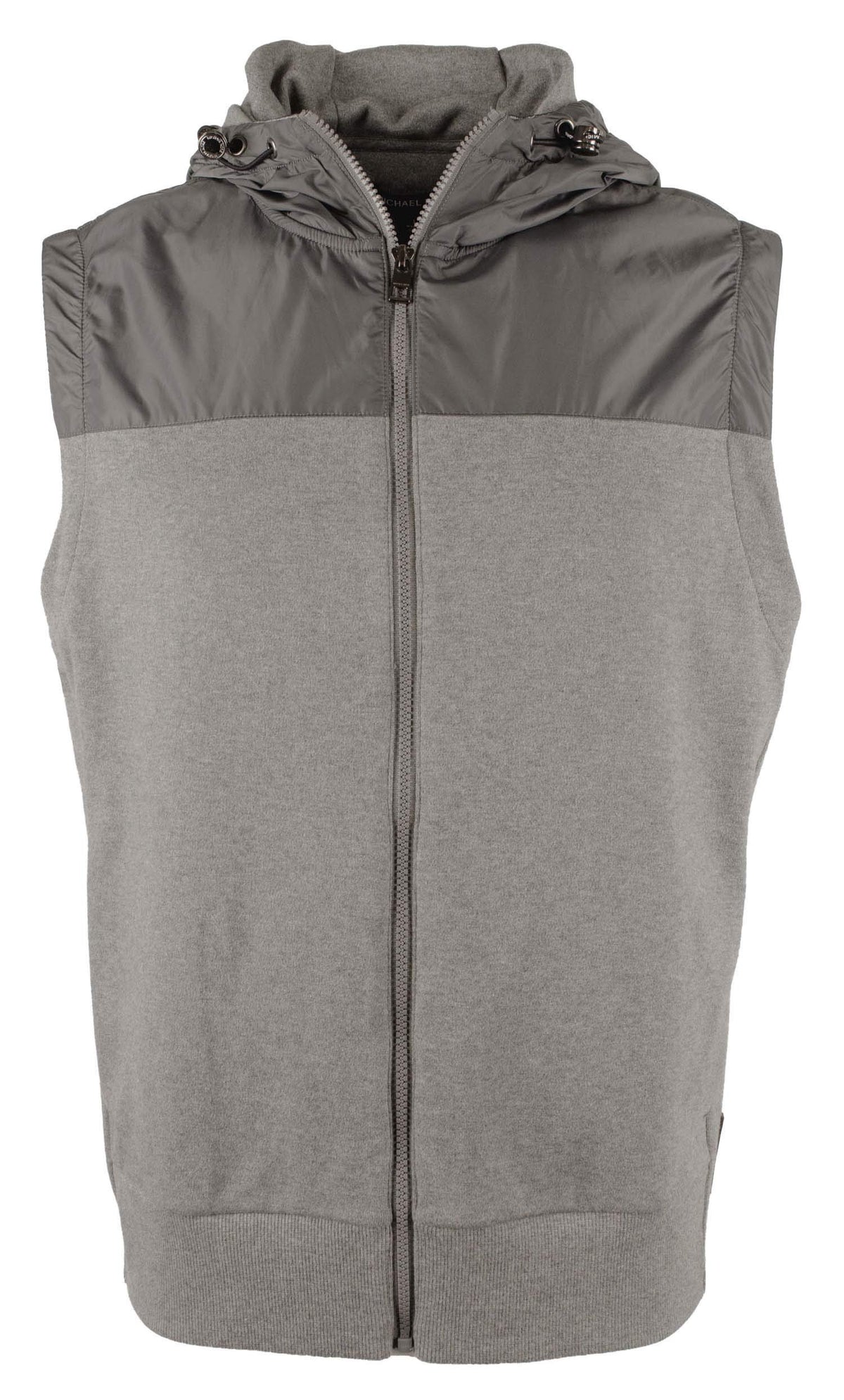 Michael Kors Men's Knit Cotton Nylon Vest Grey Small