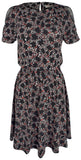 Michael Kors Women's Floral Cold Shoulder Dress B XS
