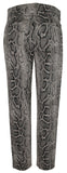 Michael Kors Women's Plus Size Snakeskin Print Stretch Twill Pants 16W