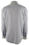 Hugo Boss Men's Lukas Regular Fit Plaid Long Sleeve Shirt Large Dark Blue