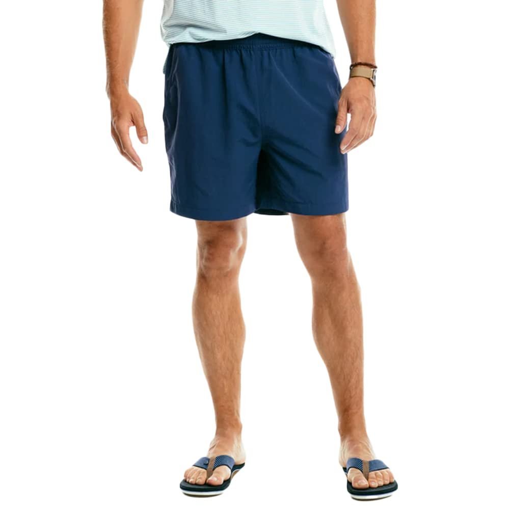 Southern Tide Men's Shoreline 6" Drawstring Relax Fit Short True Navy 2XL