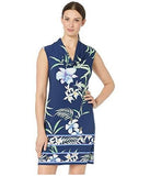 Tommy Bahama Women's Aqua Dei Fiore Dress INvy Small