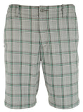 Tommy Bahama - Pantalones cortos chinos Deltona a cuadros con frente plano para hombre, color negro, talla 40