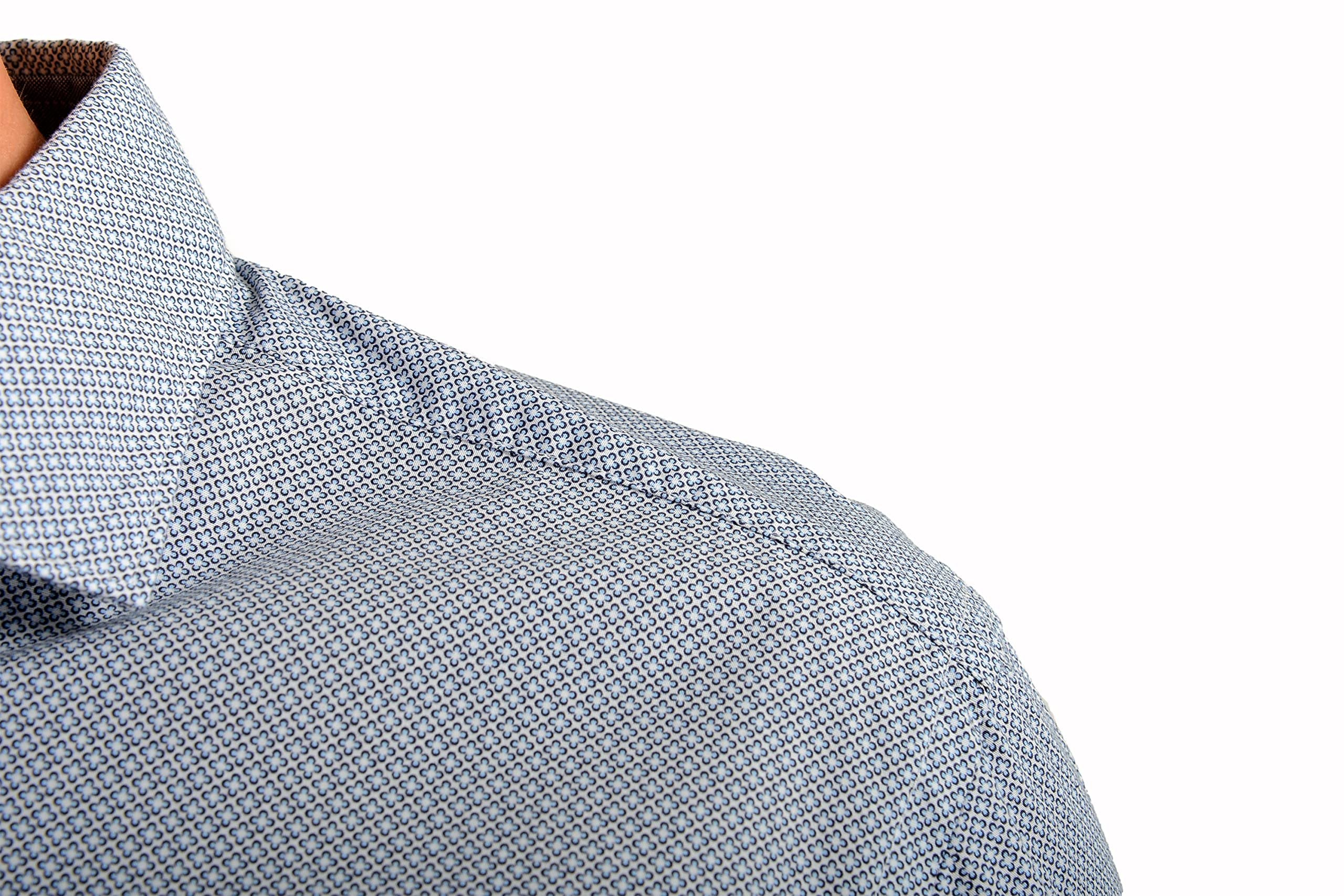Hugo Boss Men's Ridley Slim Fit Long Sleeve Button Down Shirt XL Pastel Blue