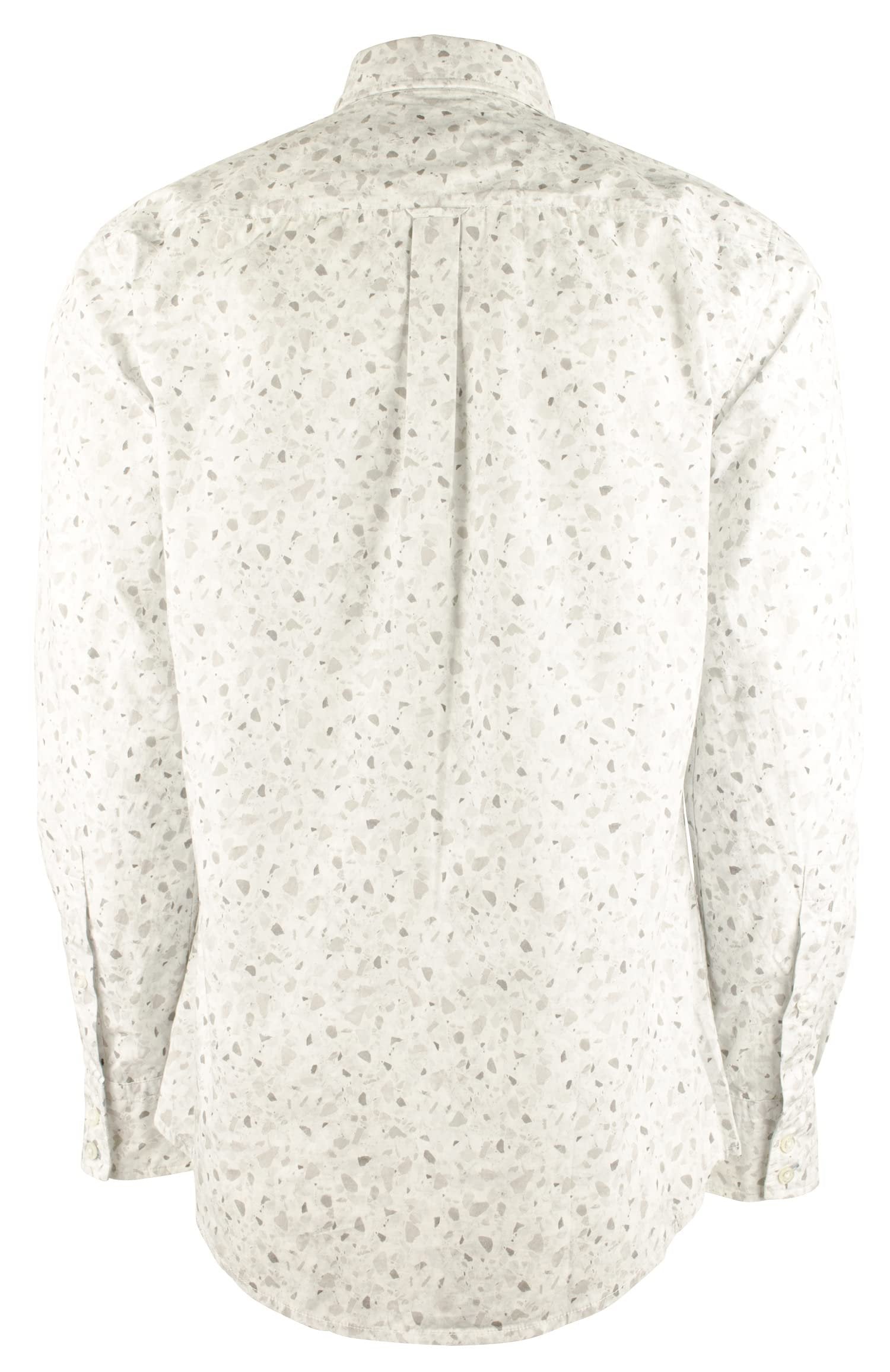Boss Hugo Boss Men's Mabsoot Slim Fit Long Sleeve Button Down Shirt Large White