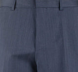 Men's Madisen Flat Front Wool Unhemmed Dress Pants-OB-32R