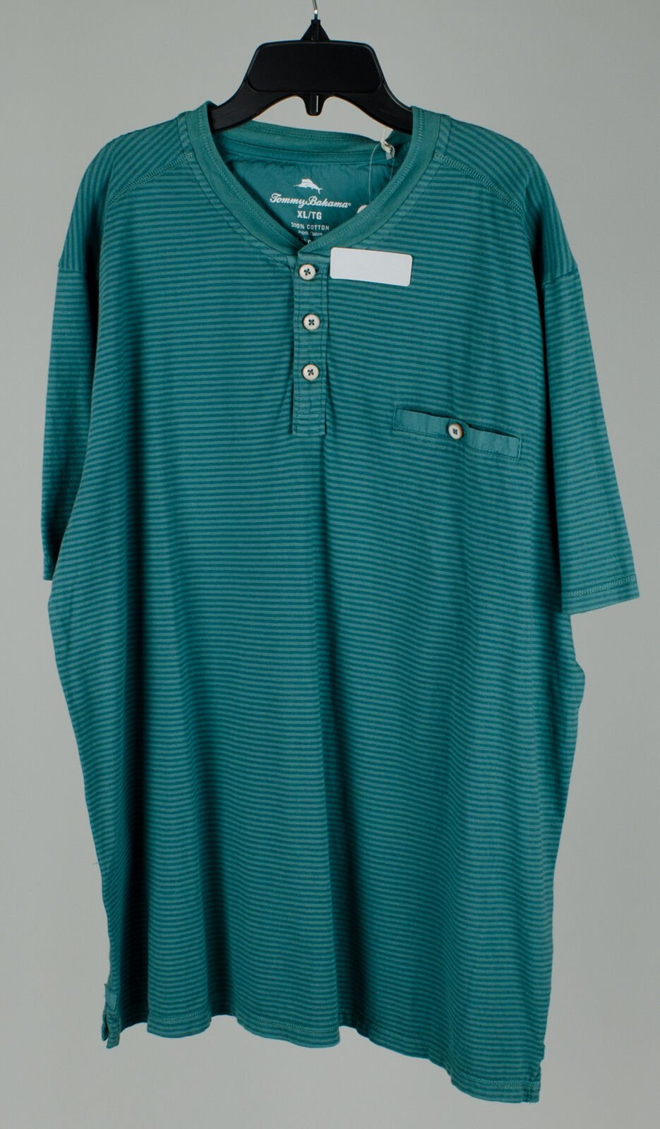 Customer Return Tommy Bahama Men's Schooner Stripe Short Sleeved Henly