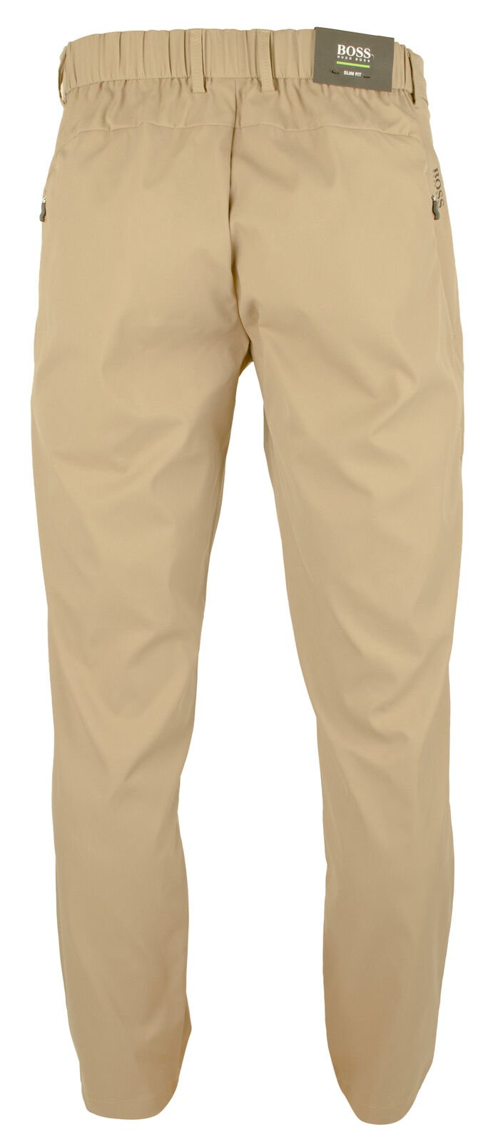 Hugo Boss Men's Water Repellent Technical Twill Slim Fit Pants 34 R Dark Beige