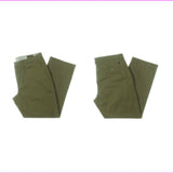 Men's Straight Fit Stretch Twill Chino Pants DGrn 34X32