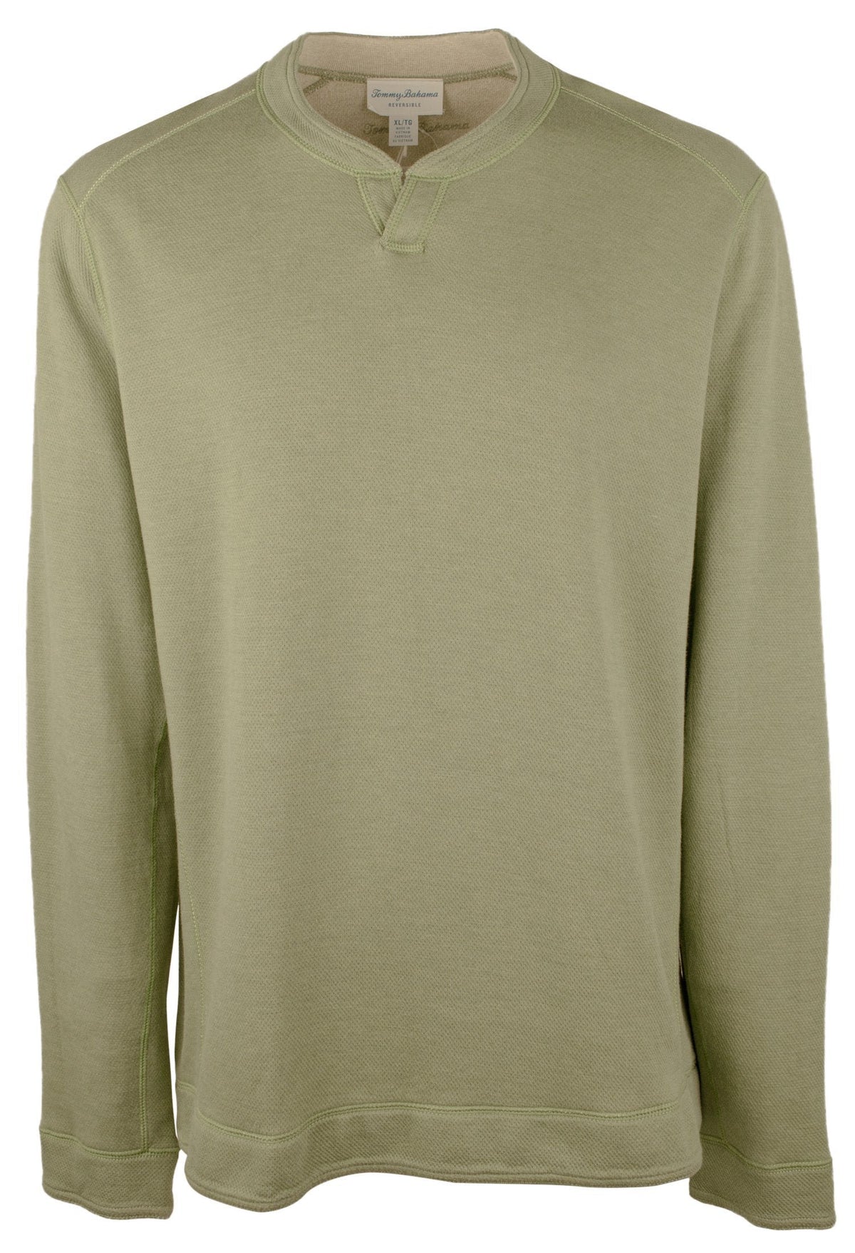 Tommy Bahama Erkek Flipshore Abaco Çift Taraflı Sweatshirt Küçük Yorgunluk