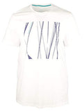 AX Armani Exchange Men's Graphic Lines Slim Fit T-Shirt-W-XL White