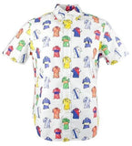Polo Ralph Lauren Men's  Printerly Oxford Print Classic Fit Shirt Medium