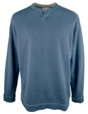 Tommy Bahama Men's Big & Tall Flipshore Abaco Reversible Sweatshirt Academy Hthr 3XB