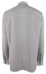 Michael Kors Men's Stretch Gingham Slim Fit Long Sleeve Shirt Blck XX-Large Black