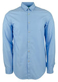 Men's Green Label C-Bustai Regular Fit Patterned Shirt-B-XL Blue