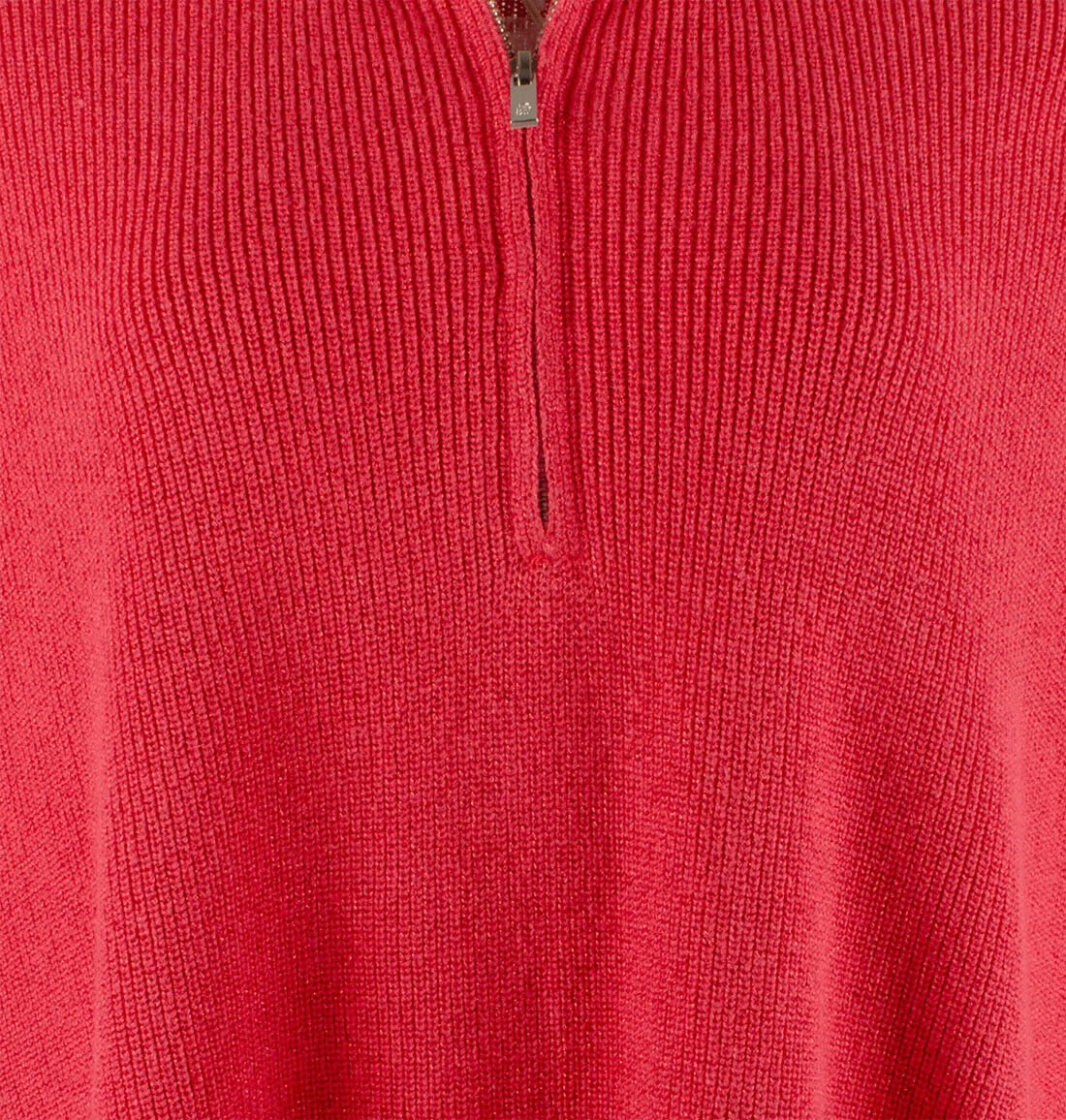 Customer Return Tommy Bahama Women's Shimmer Bonita Half Zip Poncho Top-TR-L/XL