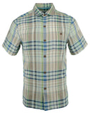 Men's Palmera Plaid Camp Shirt-AM-S
