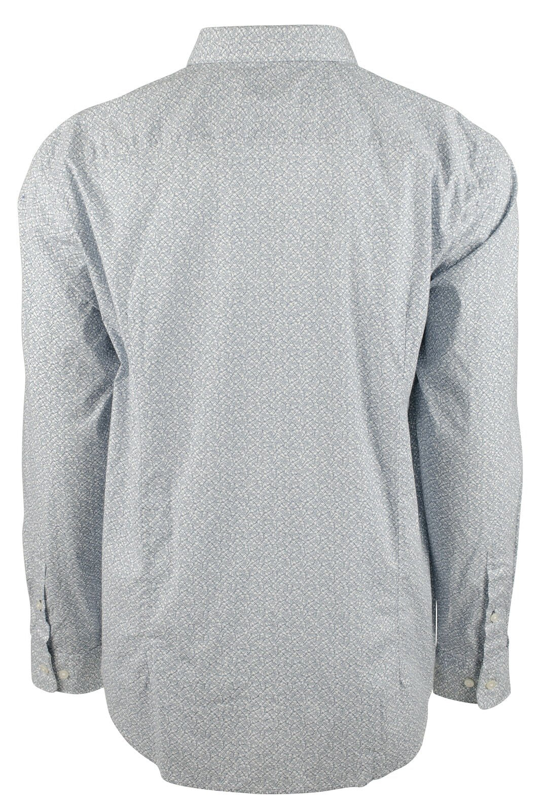 Hugo Boss Men's Ronni Slim Fit Stretch Long Sleeves Shirt BLU XX Large