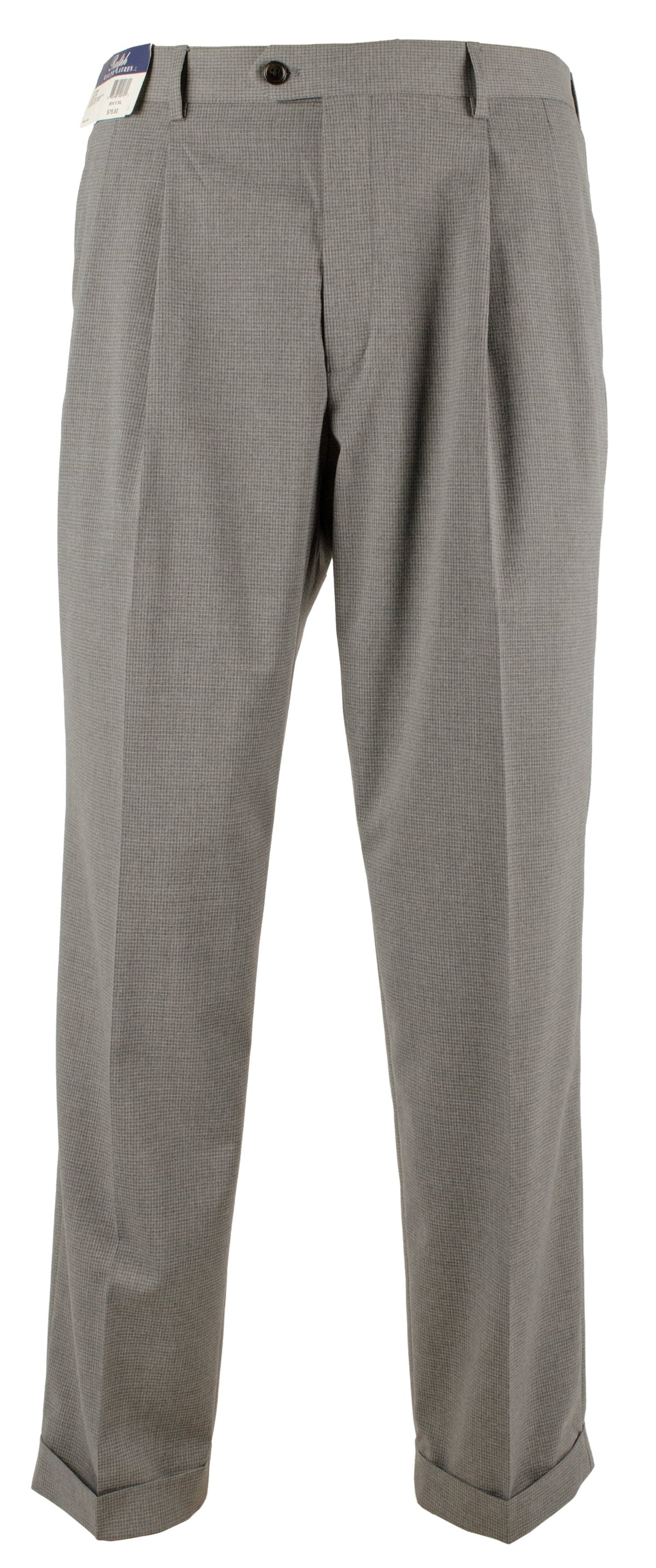 Ralph Lauren Men's Comfort Flex Pleated Cuffed Hem Dress Pants 38WX29L