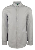 Men's Green Label C Bustai Geometric Regular Fit Shirt-LG-M Light Gray
