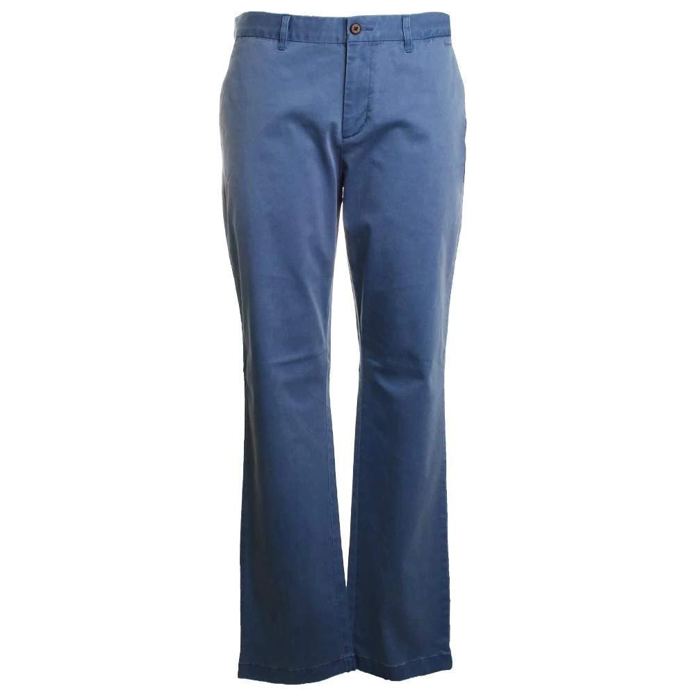 Tommy Bahama Men's Boracay Flat Front Chino Port Side Blue 36x34