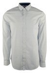 Michael Kors Men's Long Sleeve Dash Pattern Slim Fit Shirt