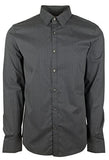 Michael Kors Men's Slim Fit Geometric Lines Long Sleeves Shirt