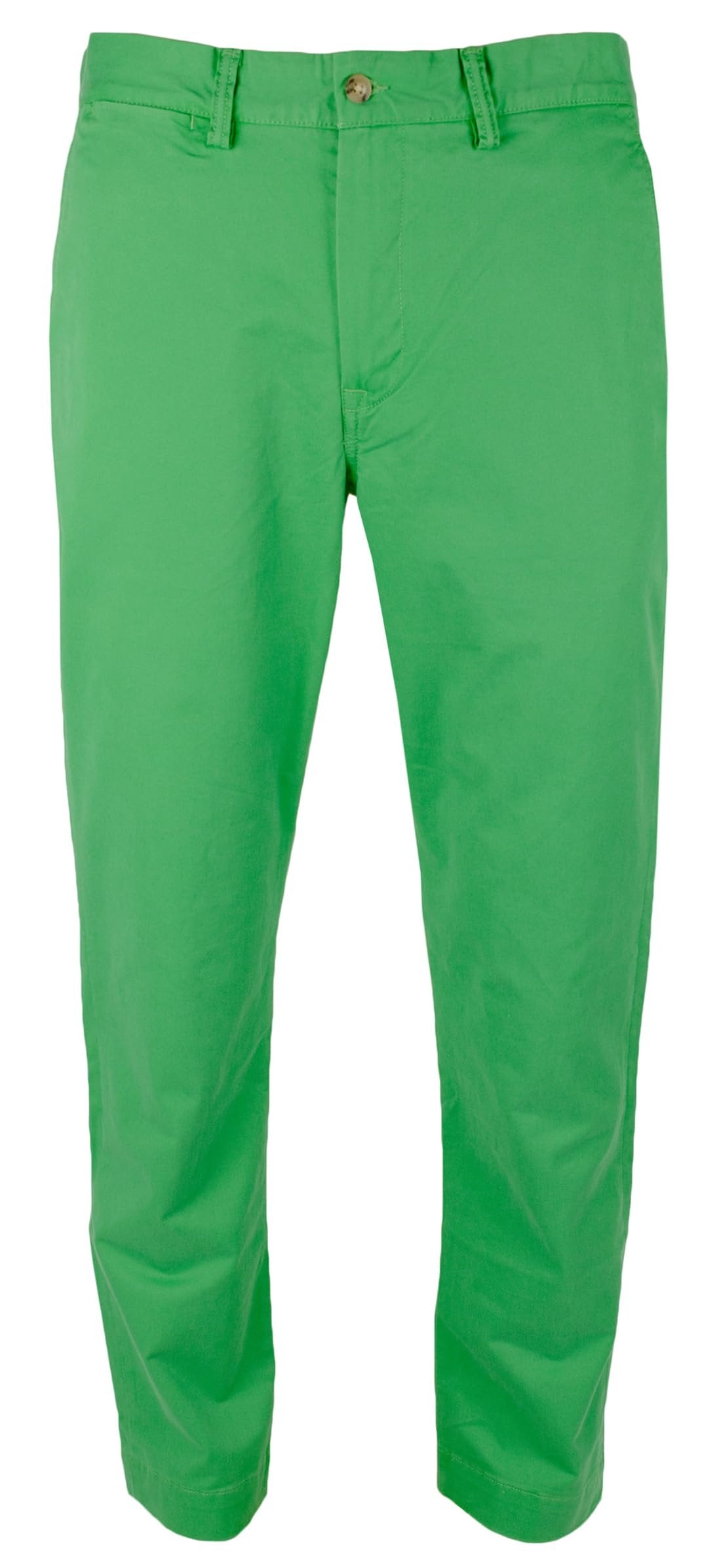 POLO RALPH LAUREN Men's Stretch Straight Fit Twill Chino Pants Grn 32WX32L Green
