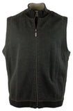 Tommy Bahama - Chaleco reversible con cremallera completa Flipsider para hombre, talla mediana