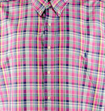 POLO RALPH LAUREN Men's Big & Tall Long Sleeve Plaid Performance Shirt Mlt 4XB Multi