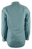Men's Plaid Oxford Button Down Shirt-B-S