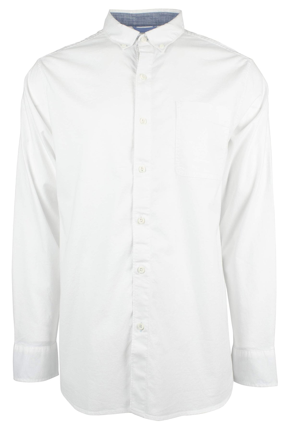 Men's Oxford Isles Stretch Button Down-W-S White