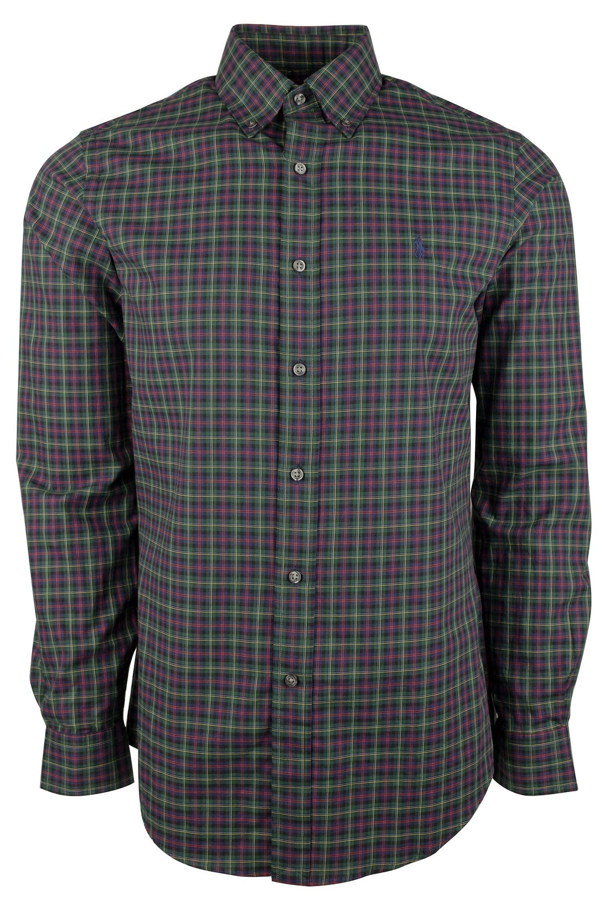 Polo Ralph Lauren Men's Holiday Party Long Sleeves Shirt-M-Small Multi