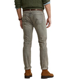 POLO RALPH LAUREN Men's Sullivan Slim-Fit Brennan Repaired Faded Jeans (Grey, 36x30)