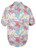 Tommy Bahama Men's Big Tall Coconut Point Fronds Mosaic Island Zone Camp Shirt 2XLB