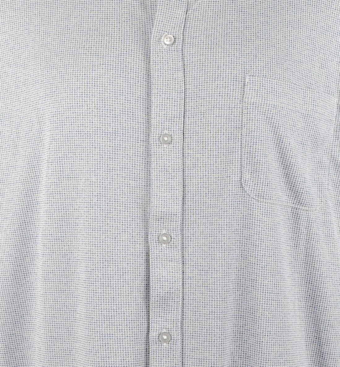 Tommy Bahama Men's San Lucio Stretch Houndstooth Long Sleeve Shirt Small Dockside Blue