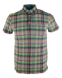 Polo Ralph Lauren Men's Short Sleeve Plaid Jersey Polo Shirt Small