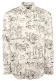Men's Shaped Fit Long Sleeves Shirt-CK-Large