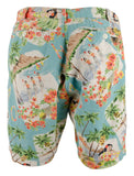 Ralph Lauren Men's Linen/Cotton Blend Slim Flat Front Shorts-M-40
