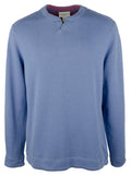 Tommy Bahama Erkek Flipshore Abaco Uzun Kollu Çift Taraflı Sweatshirt Kazak Hollanda Mavisi Küçük