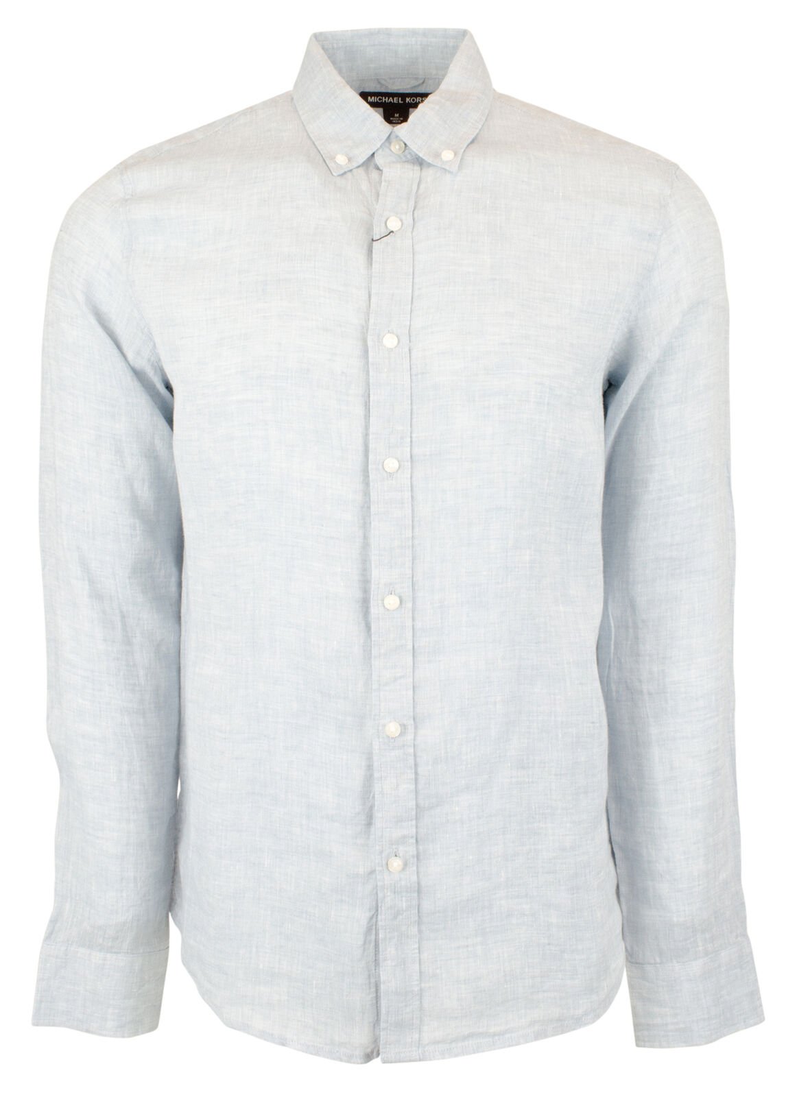 Michael Kors Men's Slim Fit Linen Long Sleeve Shirts
