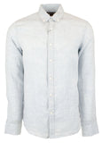 Michael Kors Men's Slim Fit Linen Long Sleeve Shirts
