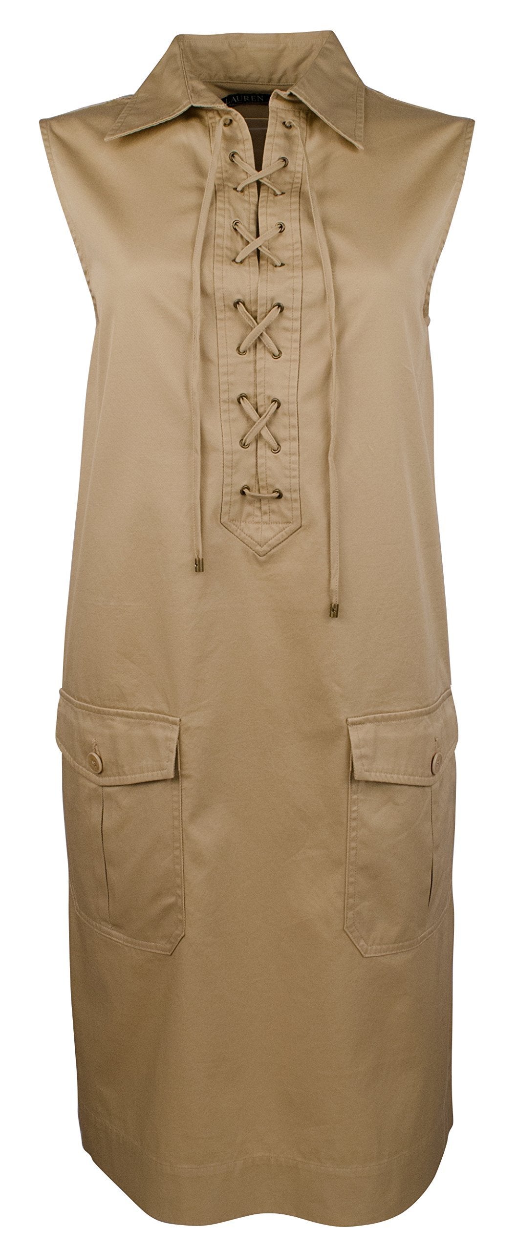 Ralph Lauren Women's Lace Up Shift Dress-PW-M