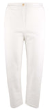Eileen Fisher Women's Plus Size Ponte High Waisted Ankle Pants Wht 3X