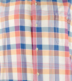 Tommy Bahama Erkek Büyük ve Uzun Mendocino Ekose Uzun Kollu Gömlek PCrl 4XLT