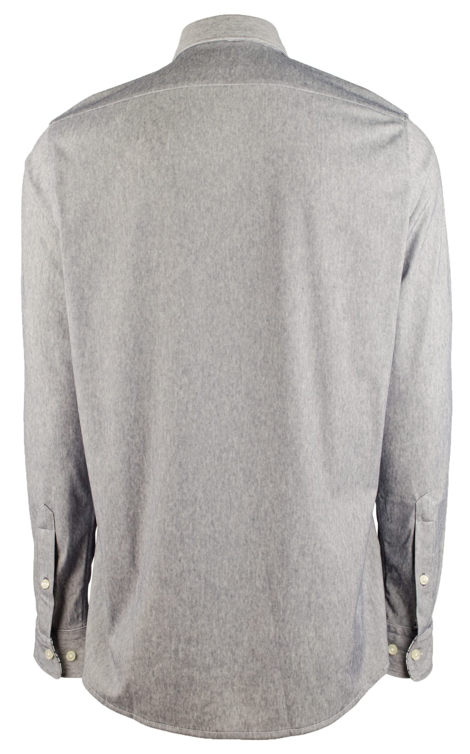 Hugo Boss Men's Lukas Regular Fit Long Sleeve Shirt Large Dark Blue